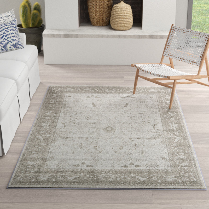 Mistana™ Shailene Oriental Light Gray Area Rug & Reviews Wayfair